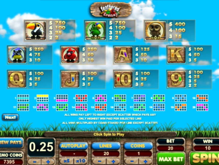 280 Free Spins Casino at No Bonus Casino