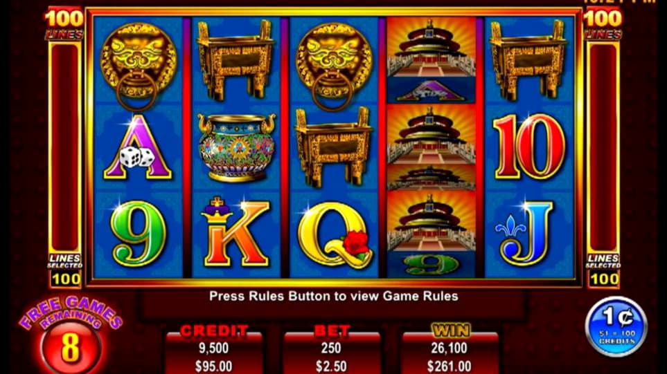 260% Match at a casino at Party Casino