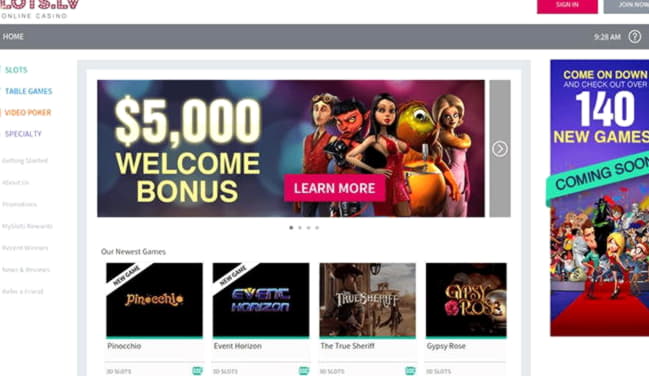 €1375 No deposit casino bonus at Casino com