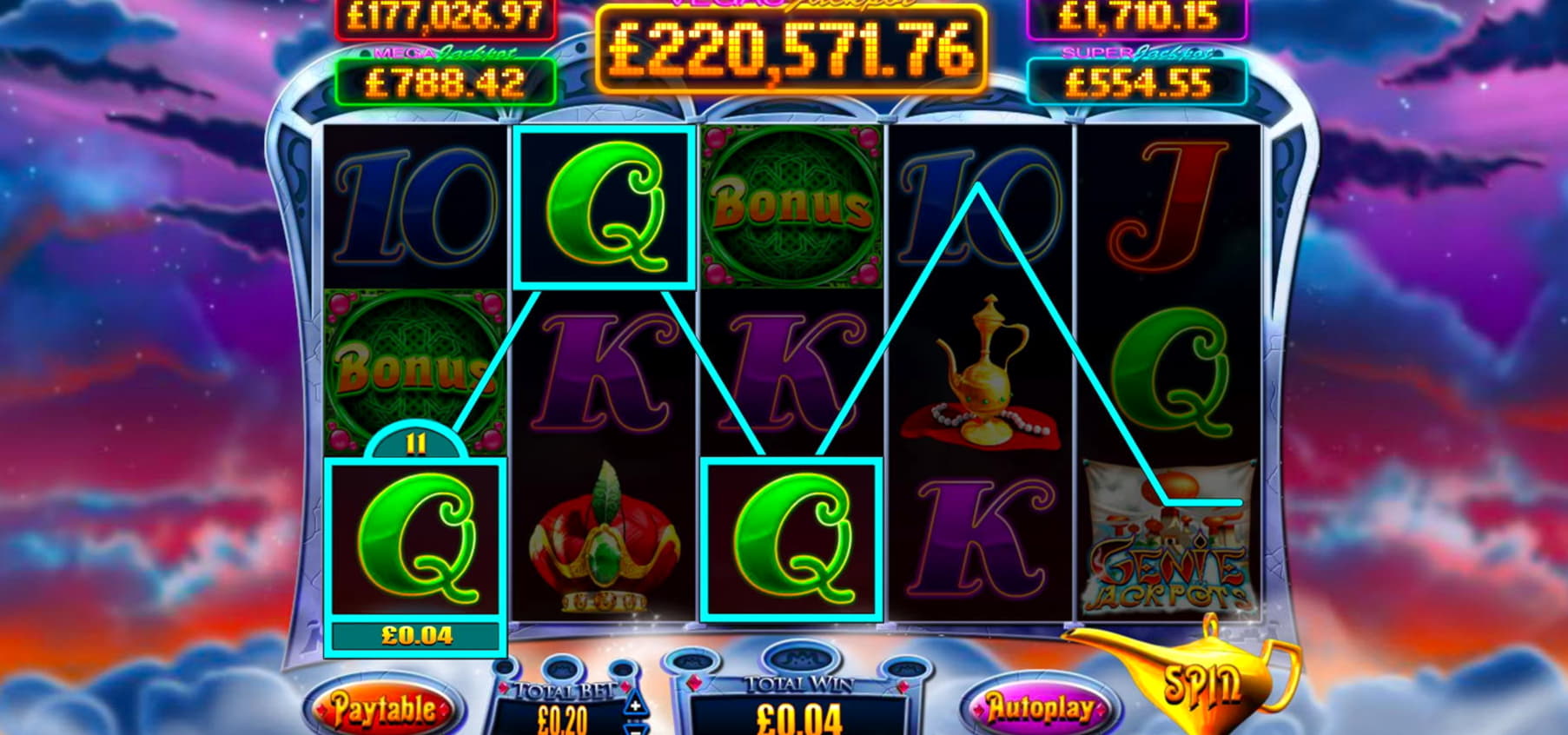 120 free spins casino at Slots Billion Casino