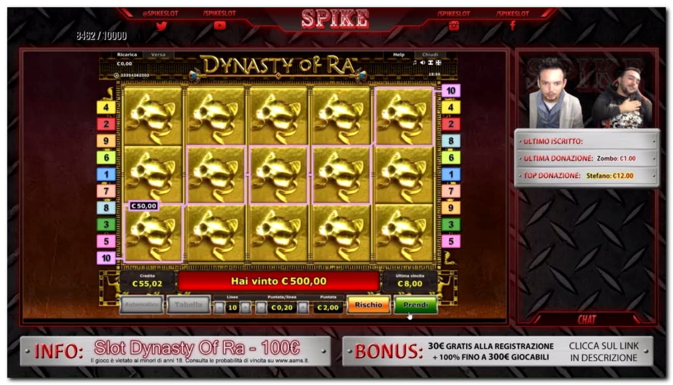 510% Match bonus at Euro Palace Casino