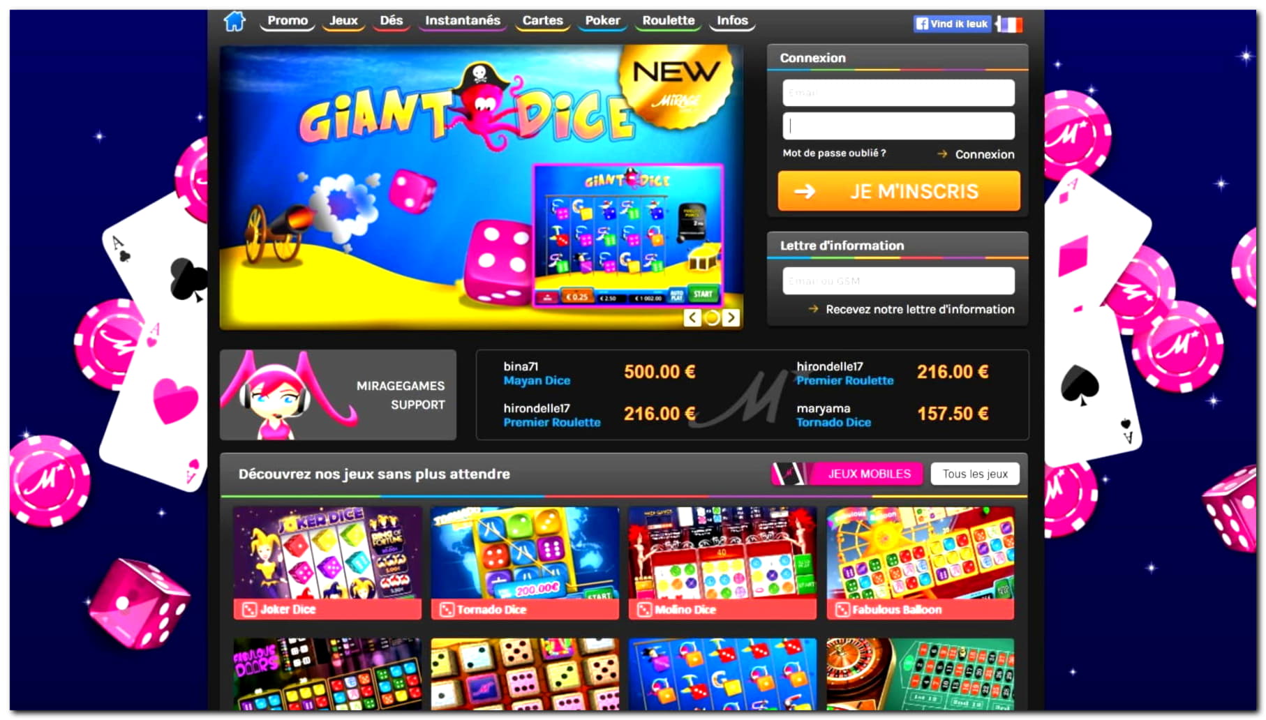 175 Free spins at River Belle Casino