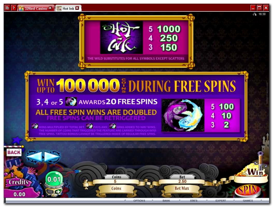 120 Free casino spins at No Bonus Casino