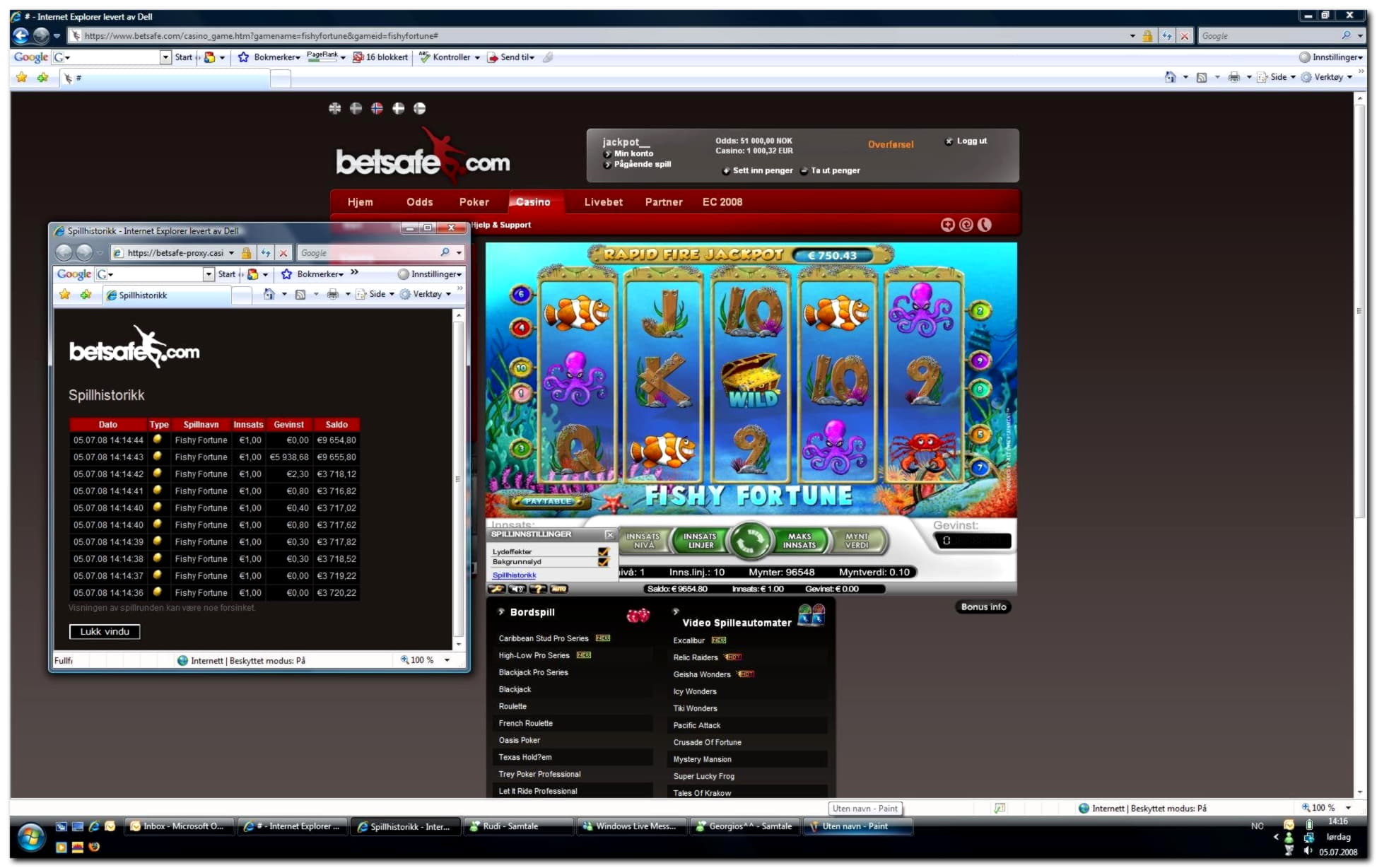 $185 Free Cash at Power Spins Casino