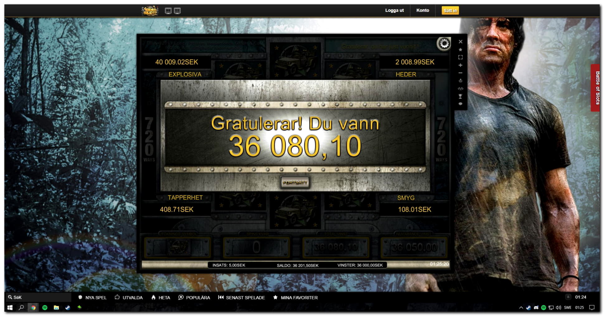 Eur 20 Online Casino Tournament at Party Casino