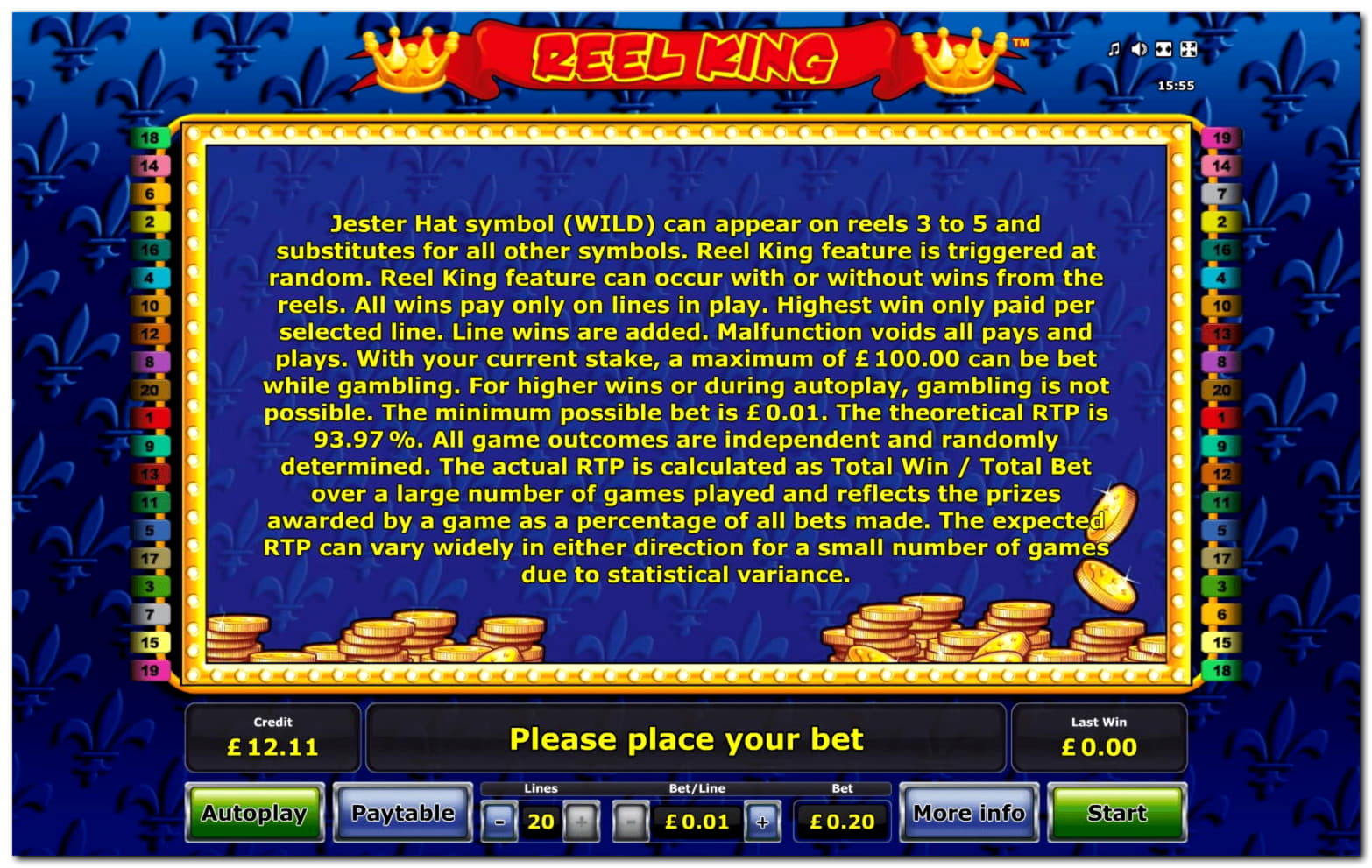 €1630 no deposit bonus casino at Lincoln Casino