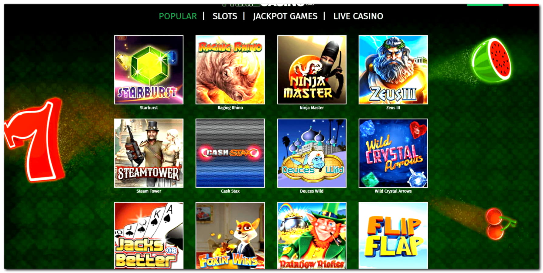 200 Free Spins at Casino Las Vegas