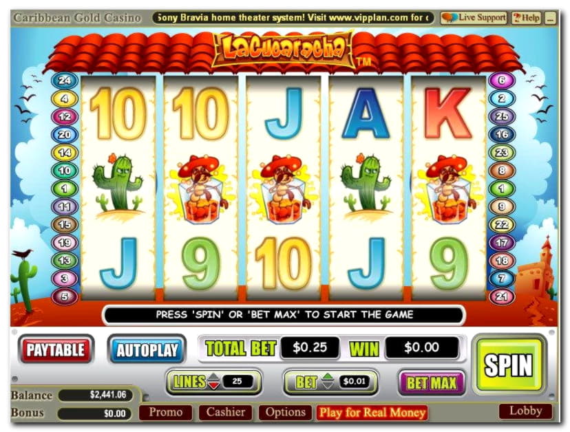 100% Signup casino bonus at River Belle Casino