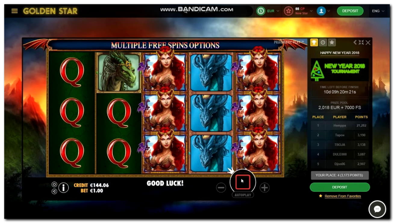 EURO 555 Daily freeroll slot tournament at River Belle Casino