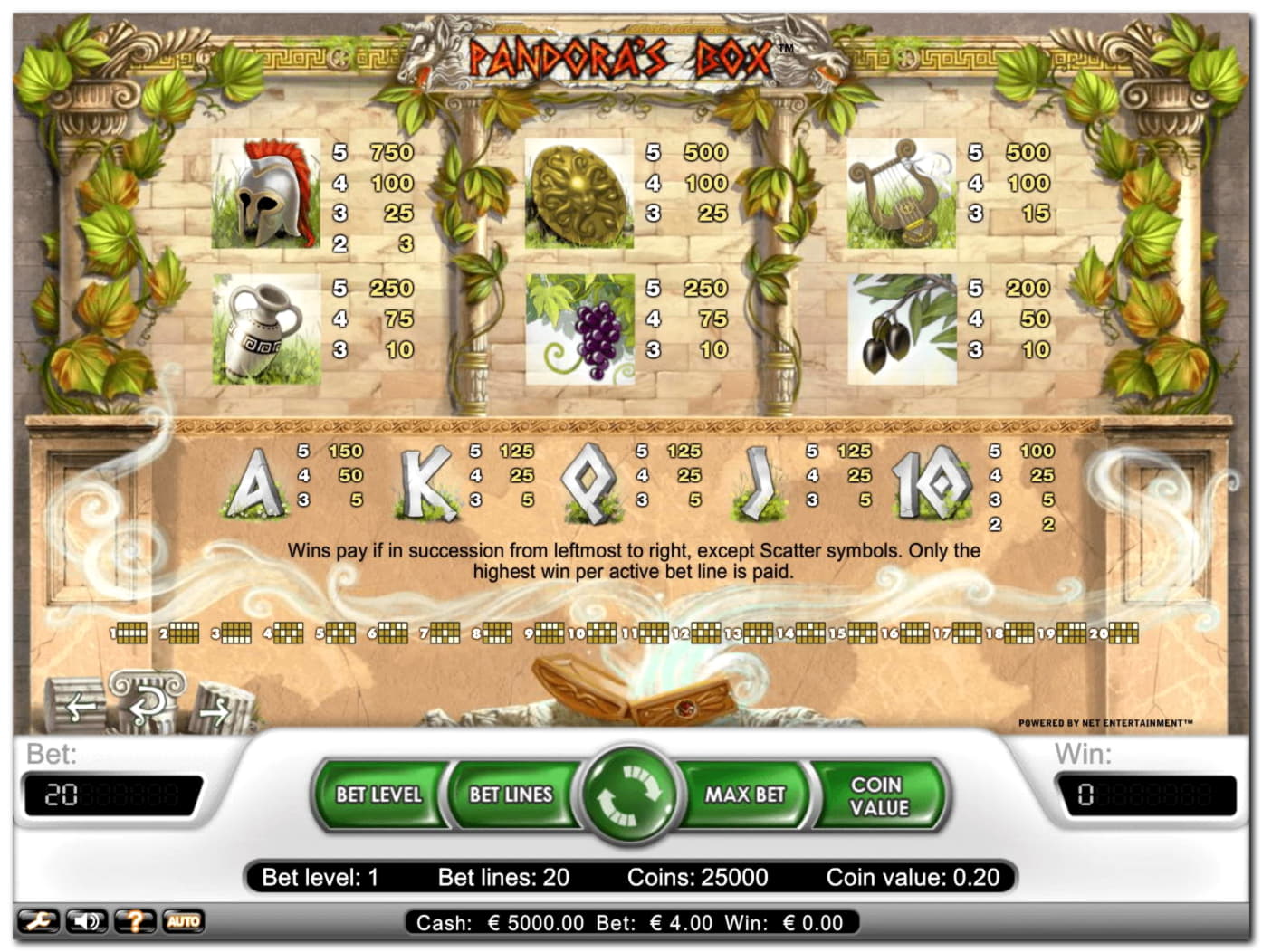 55 Free spins at Gaming Club Casino