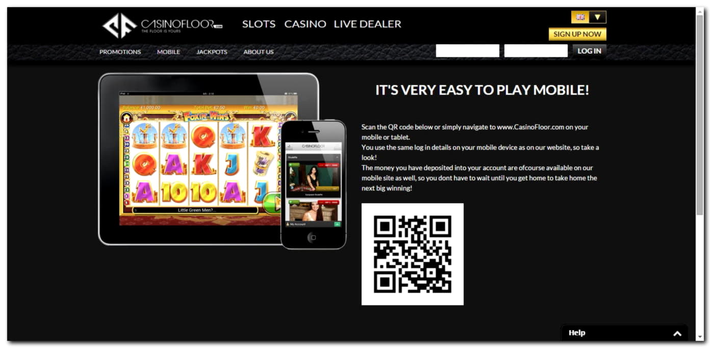 44 Free Spins at Come On Casino