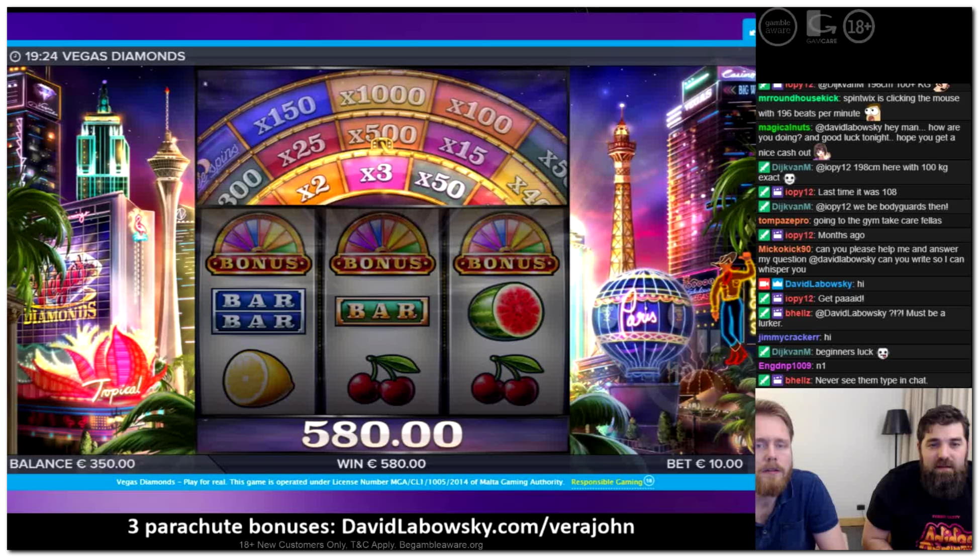 270 Trial Spins at Party Casino