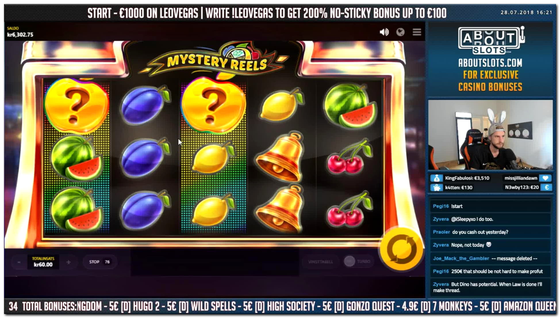 €315 Casino Chip at 888 Casino