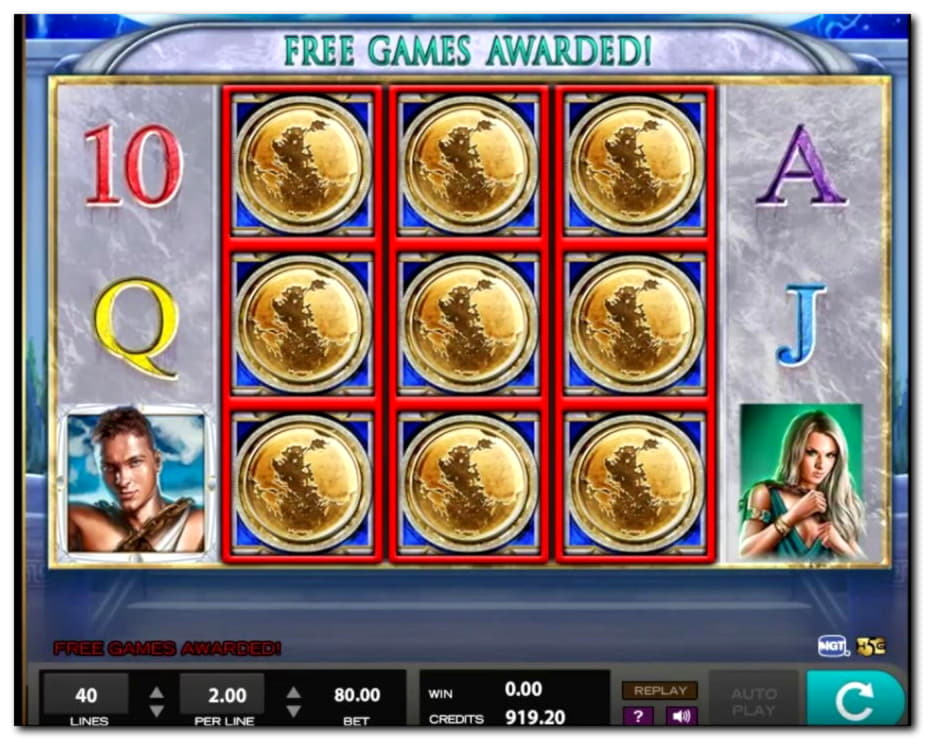 44 free spins casino at Party Casino