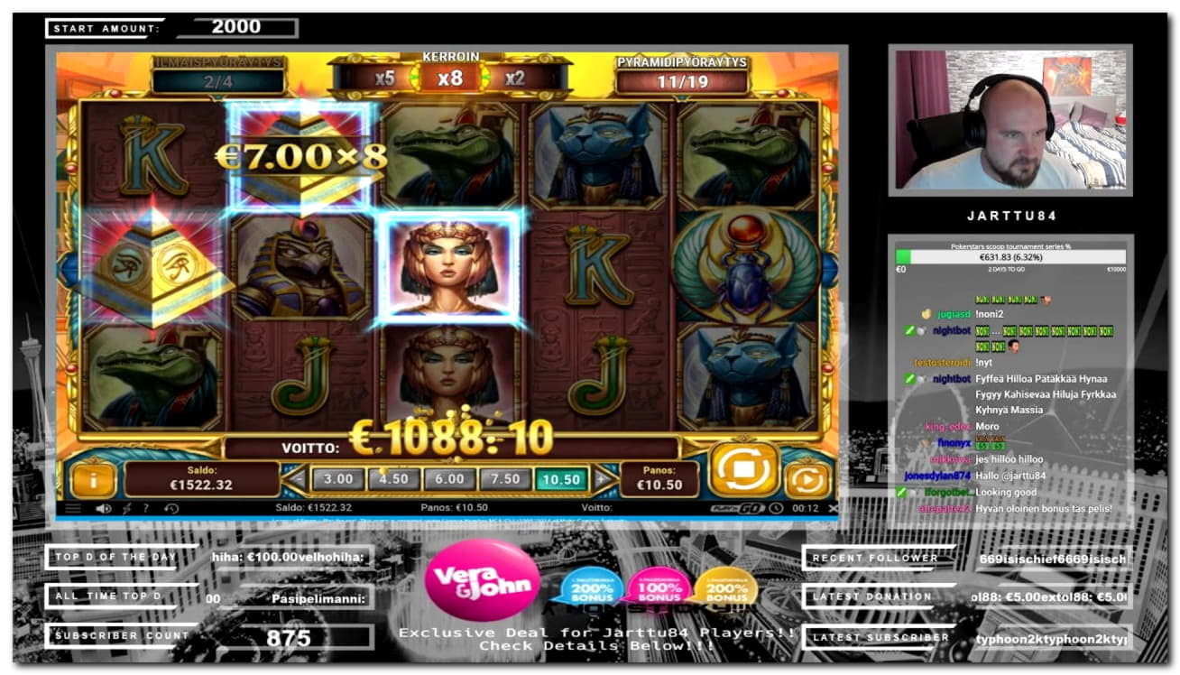 825% Signup Casino Bonus at Cashmio Casino