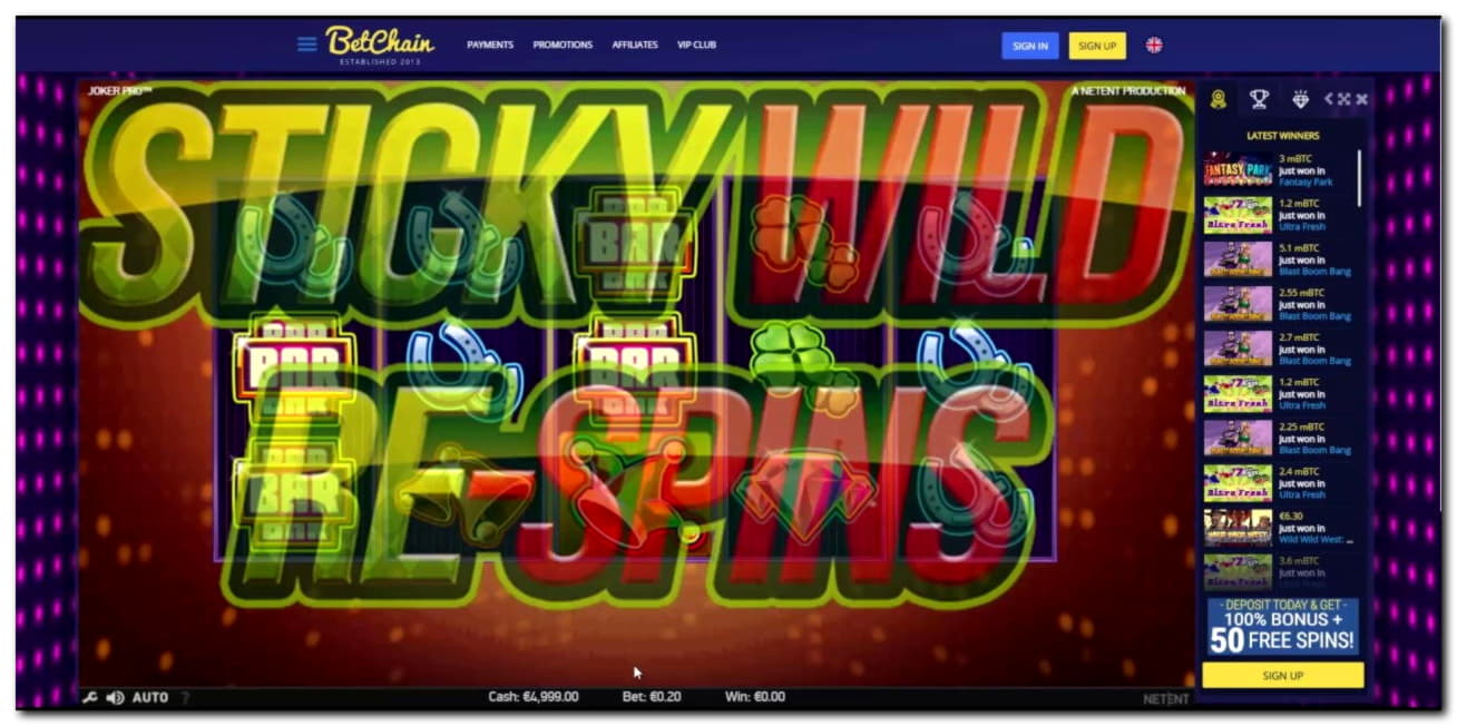 100 Free casino spins at Casino Las Vegas