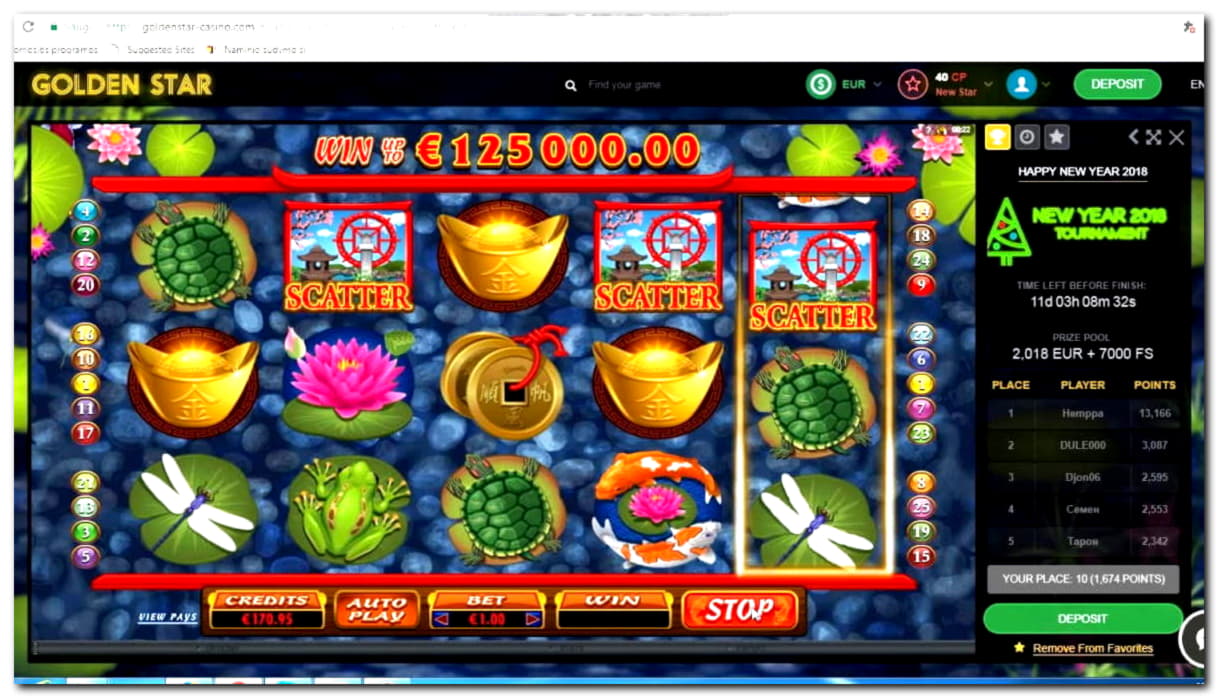 845% Match Bonus at Euro Palace Casino