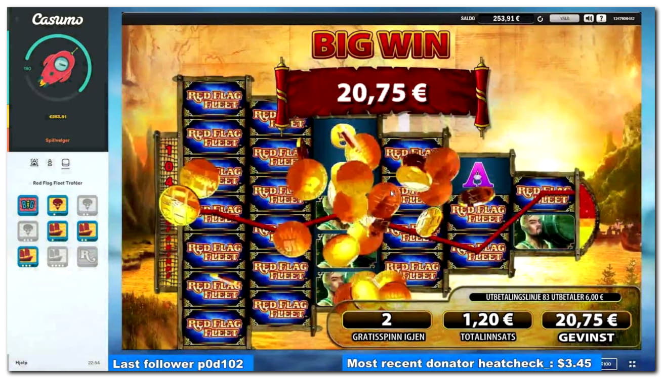 80 free casino spins at Party Casino