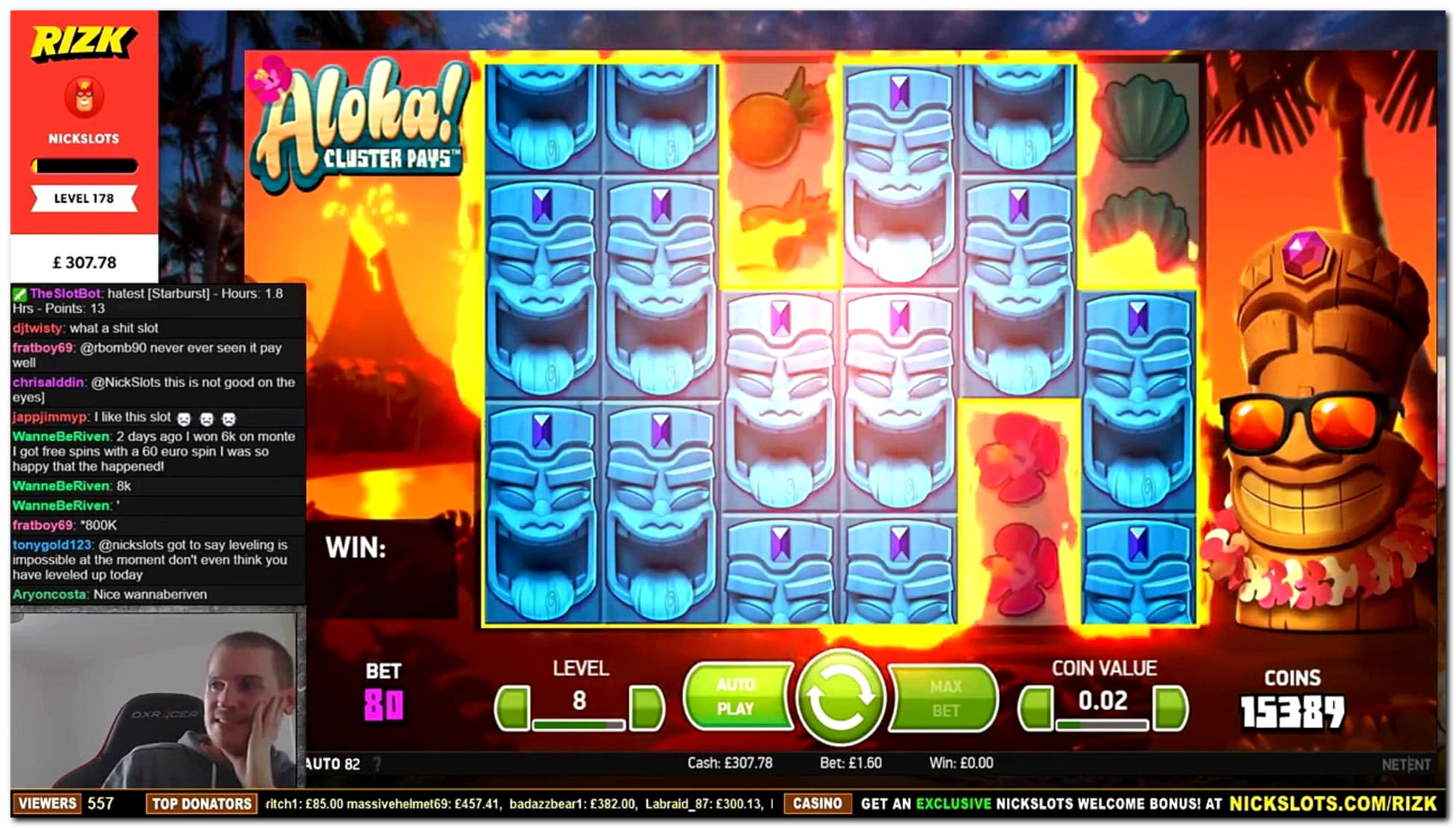 880% Casino match bonus at Party Casino