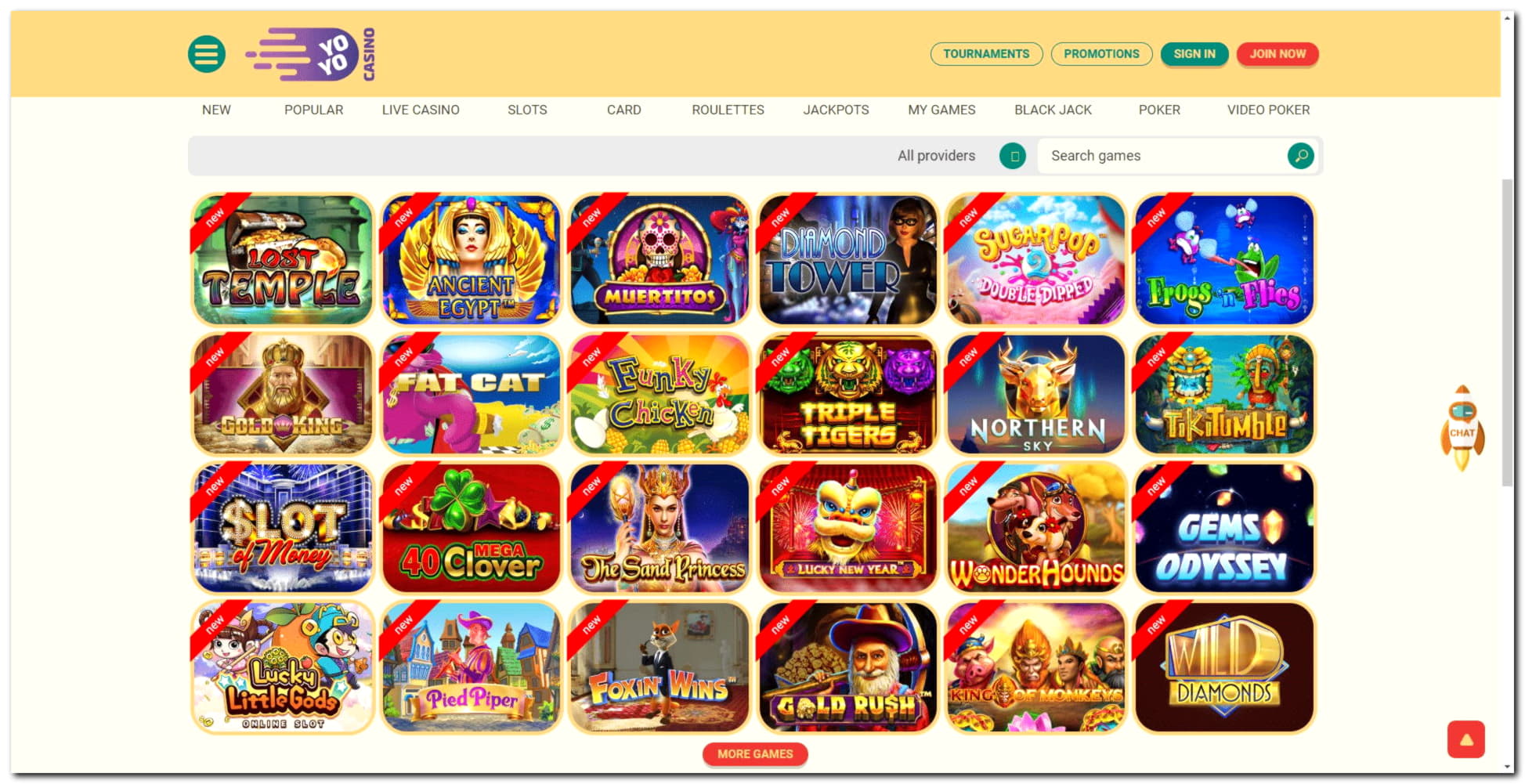500% Casino match bonus at Casino com