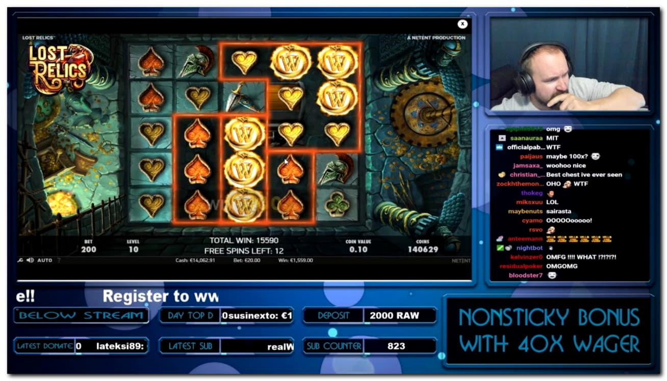 €480 Casino chip at Cashmio Casino