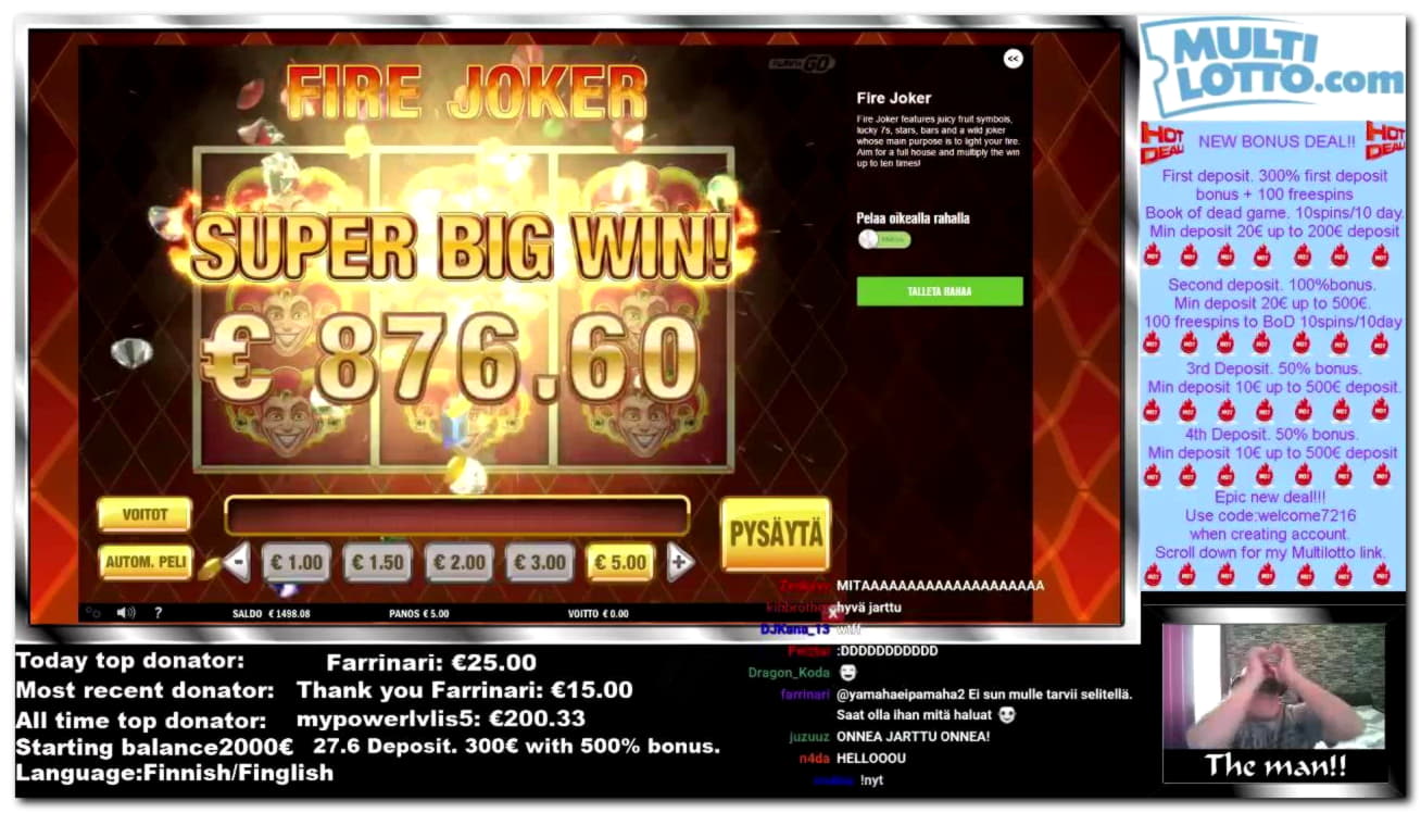 €520 Free casino chip at Dafa Bet Casino