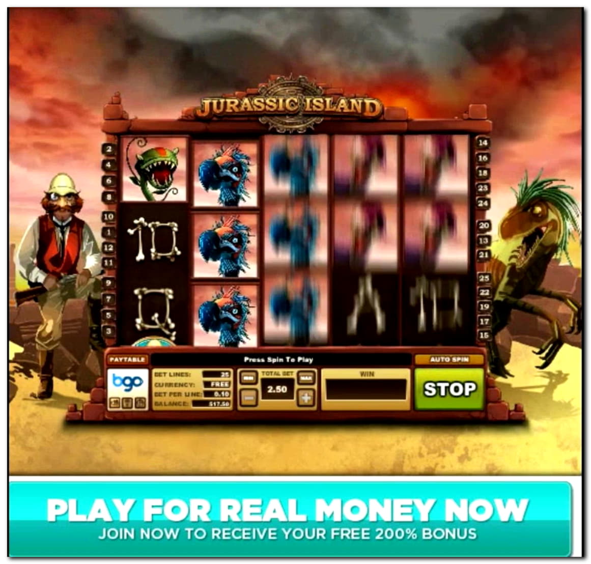 EUR 2605 No deposit bonus at 888 Casino
