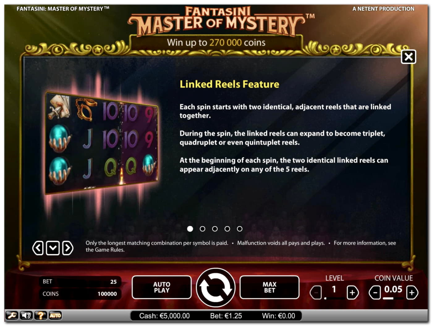 505% Match at a casino at Casino com