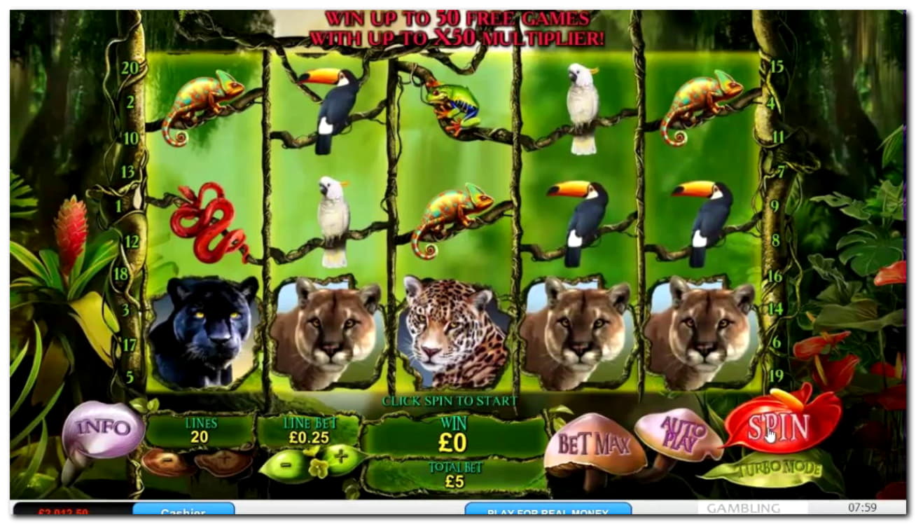 33 free spins at Come On Casino
