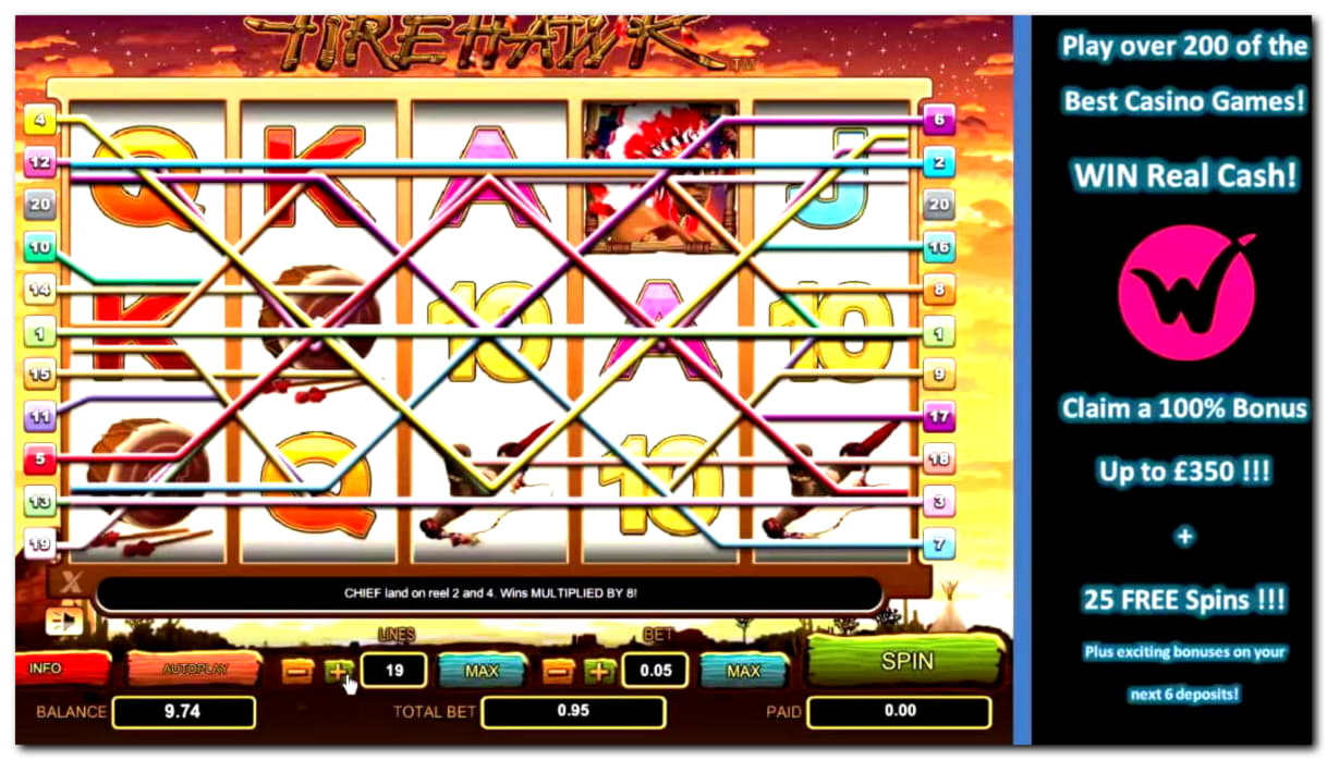775% Deposit match bonus at Dafa Bet Casino