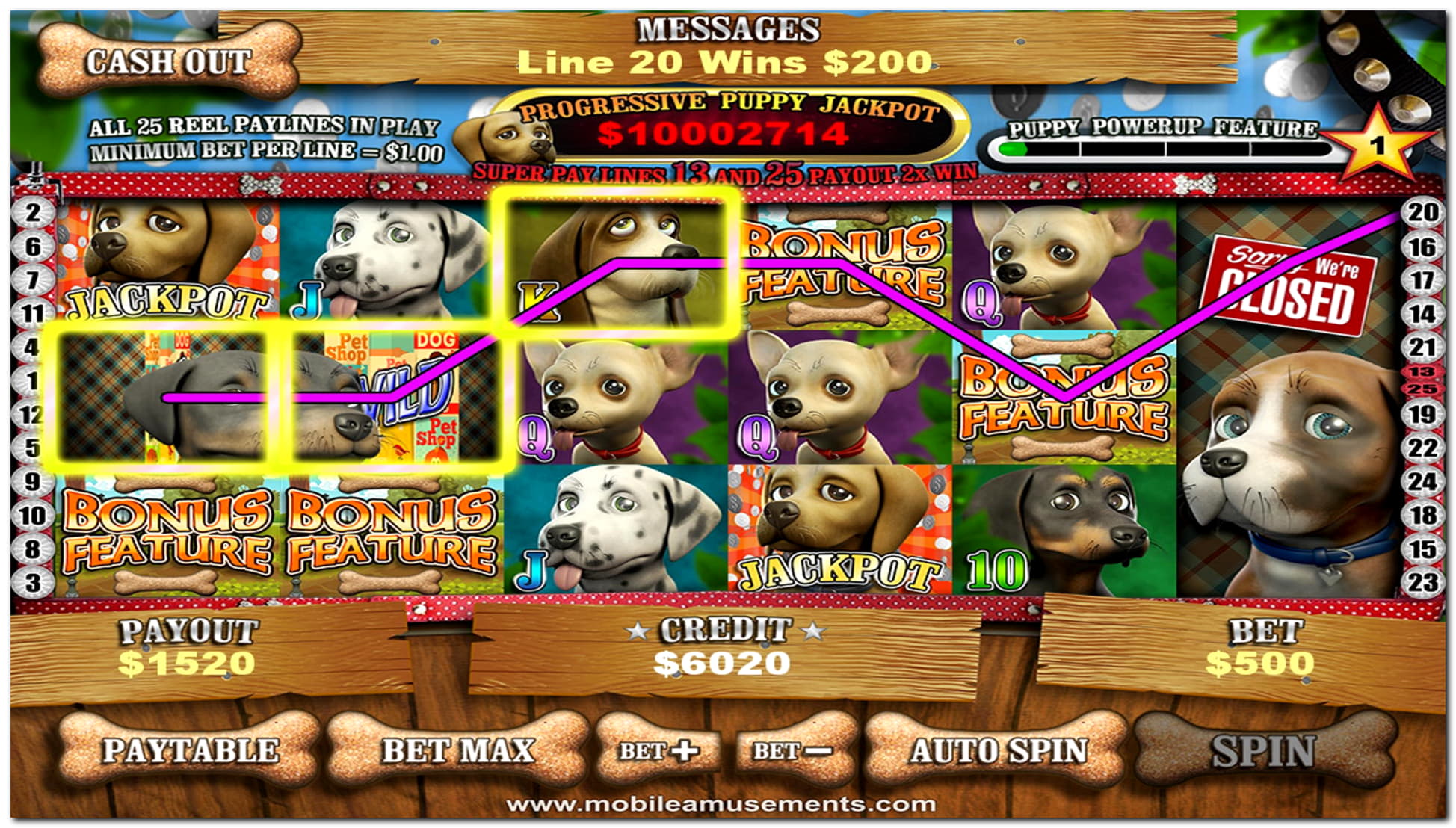 €2690 No deposit casino bonus at Spin Palace Casino