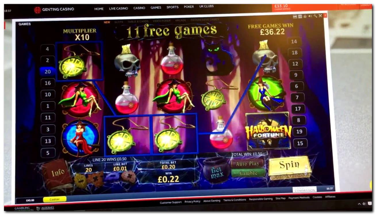 225 free spins casino at Casino com