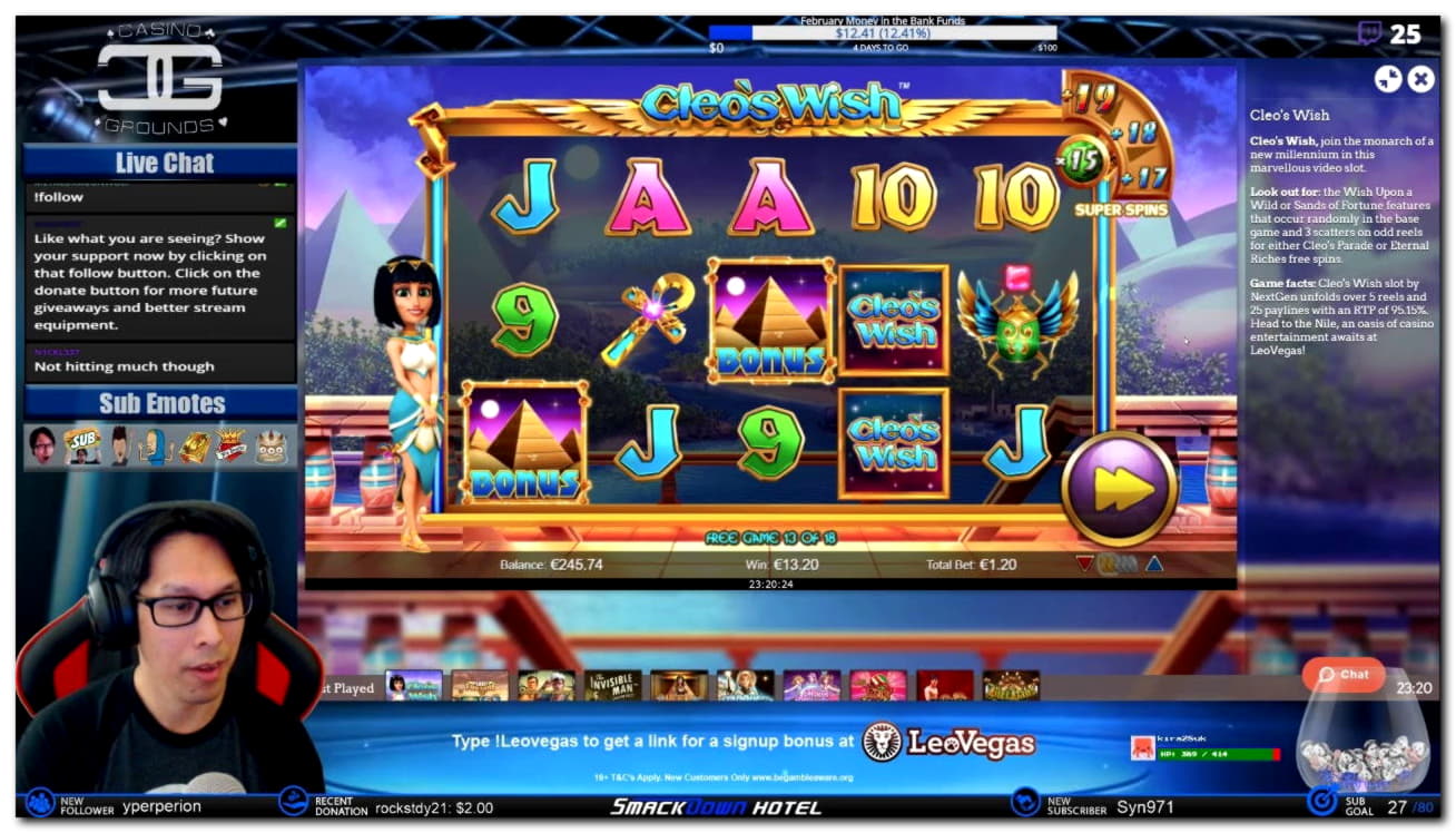 $295 Casino tournaments freeroll at Gluck24 Casino