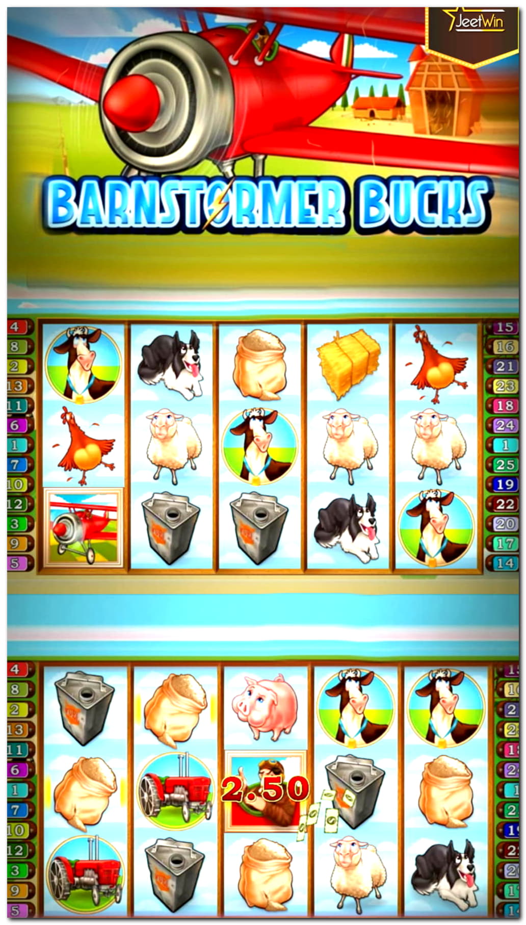 225 free spins at Party Casino