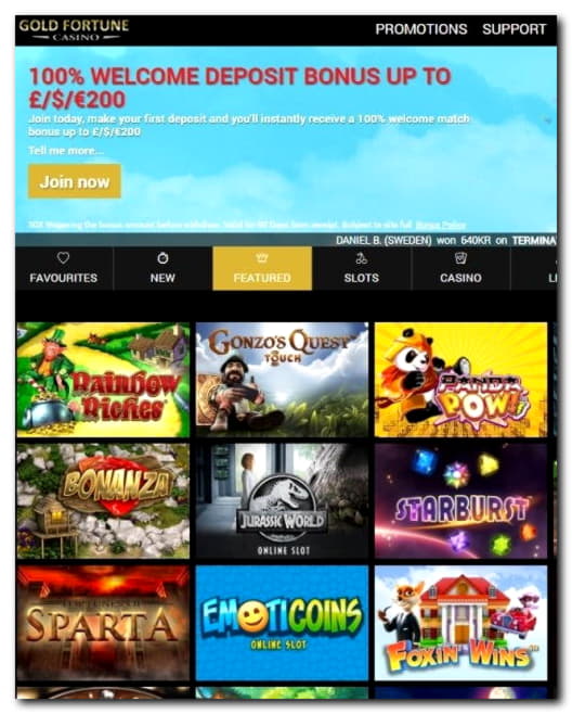 65% Casino match bonus at Euro Palace Casino