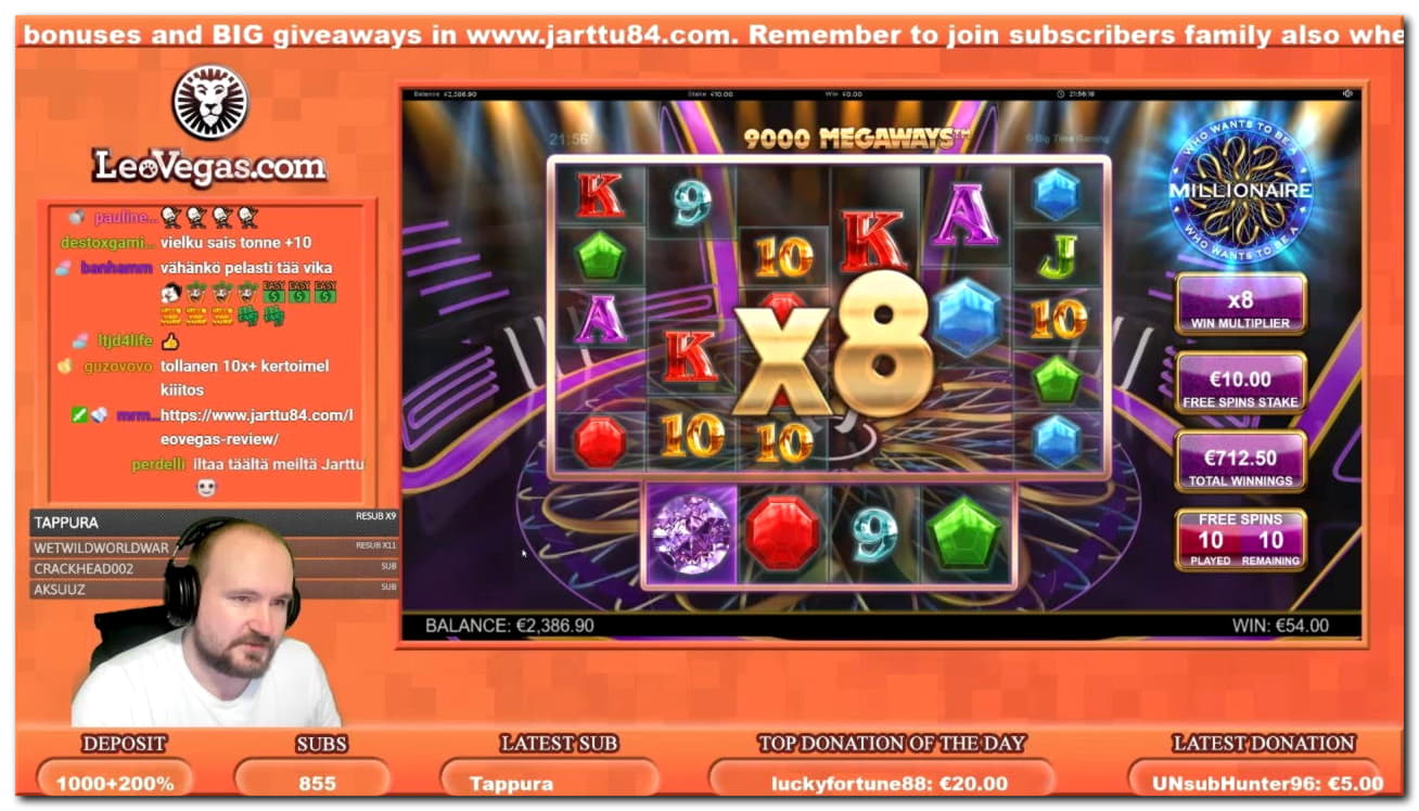 EUR 2080 no deposit casino bonus at Slots Million Casino