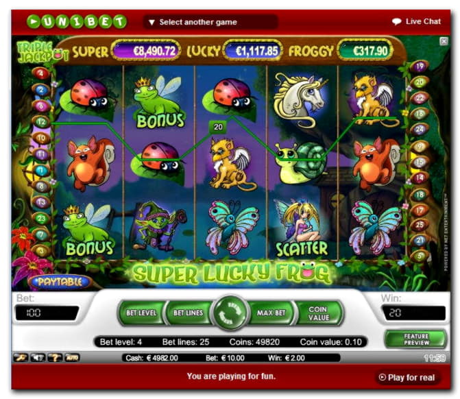 270 Free spins no deposit casino at bWin Casino