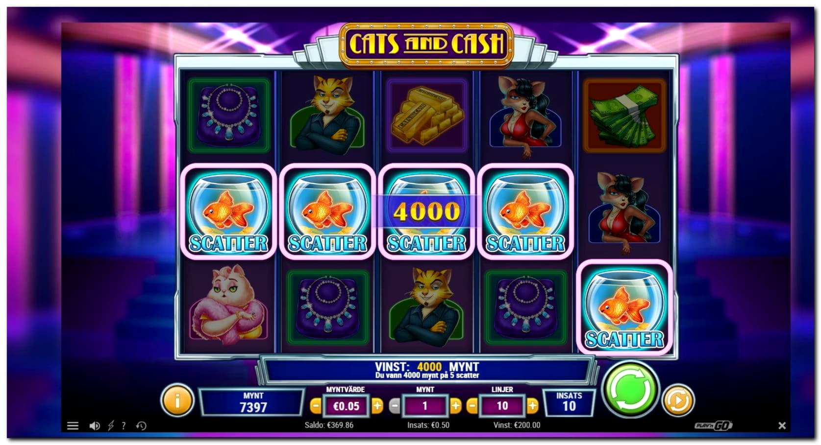 15 free casino spins at Euro Palace Casino