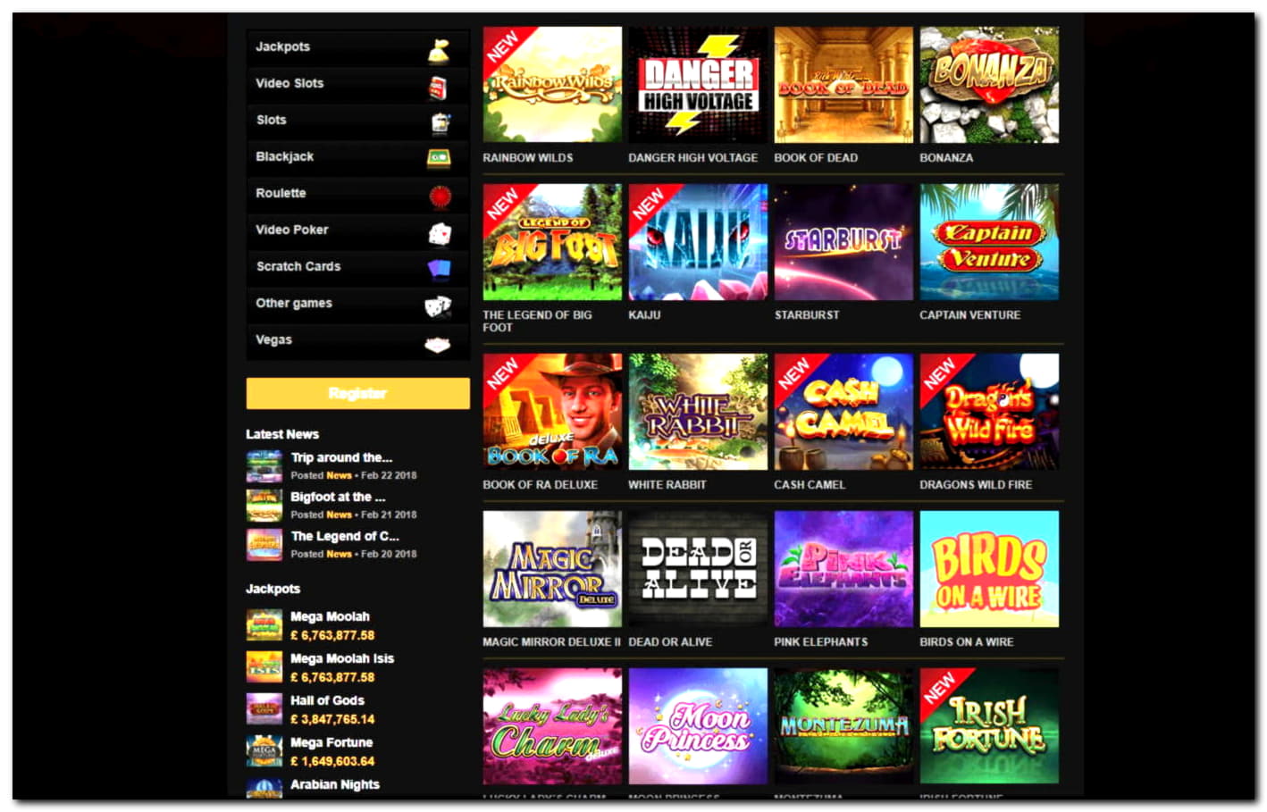 465% Casino match bonus at Gaming Club Casino