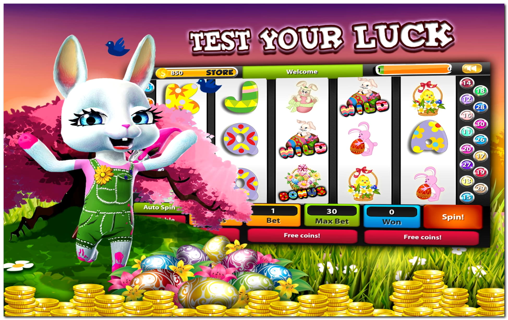 EURO 405 Daily freeroll slot tournament at Ruby Fortune Casino