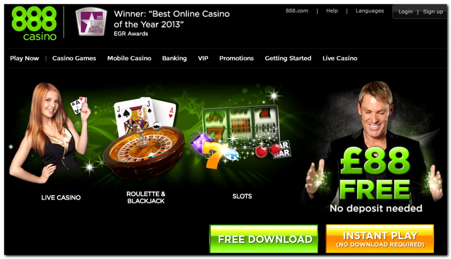 £620 FREE CASINO CHIP at Euro Palace Casino
