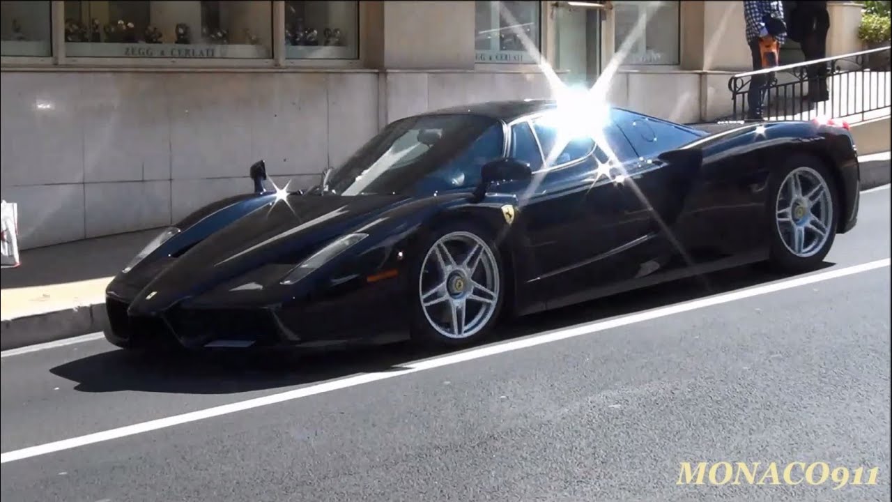 Ferrari Enzo + Porsche Carrera GT inward Monaco