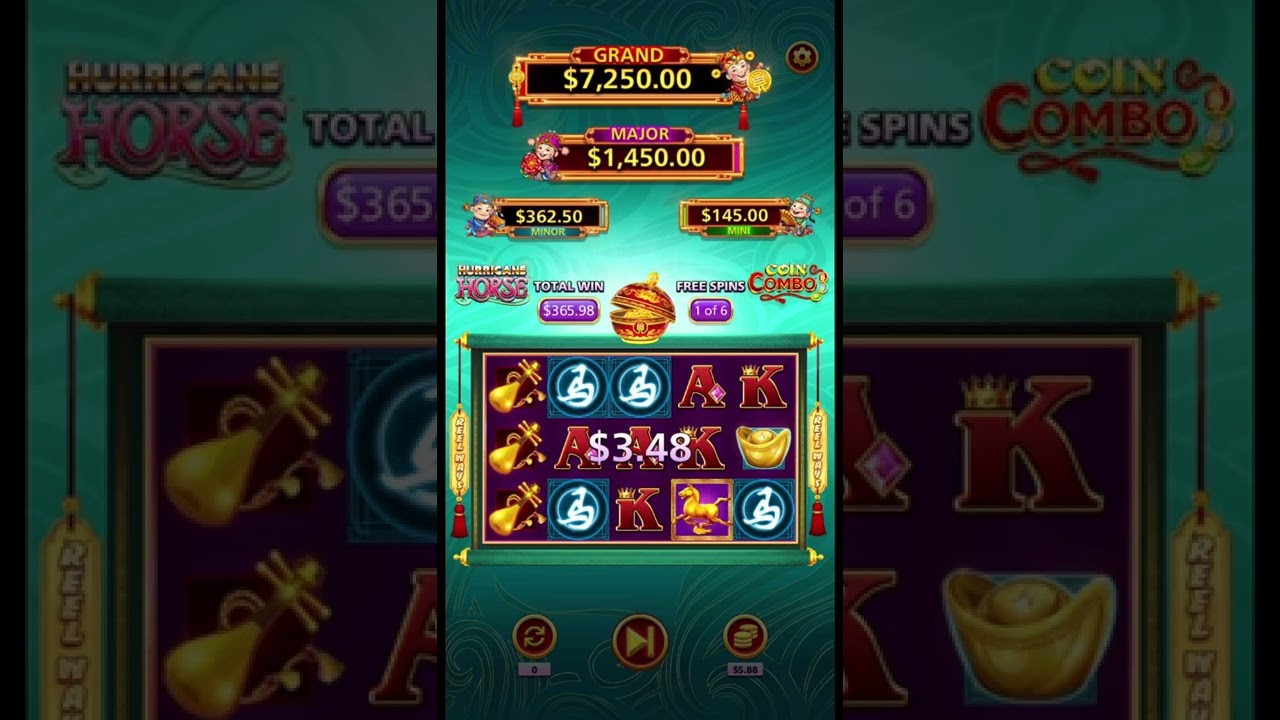 Hurricane Horse | Free Games | Big Win | .88 Bet | Huge Win | Online Qatar Casino | Fast Cash #shorts
